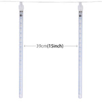 Set 24 luci LED natalizie 30 cm multicolore impermeabili