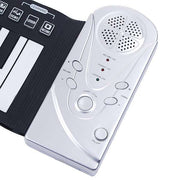 Pianoforte portatile con tastiera morbida avvolgibile da 49 tasti, 49 Standard Keys  White