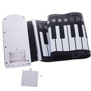 Pianoforte portatile con tastiera morbida avvolgibile da 49 tasti, 49 Standard Keys  White