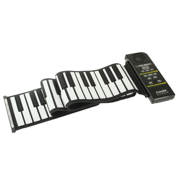 Pianoforte roll up flessibile in silicone MIDI portatile a 88 tasti, tastiera: 133 x 14,2 x 0,6 cm, 88 Keys Roll Up Piano