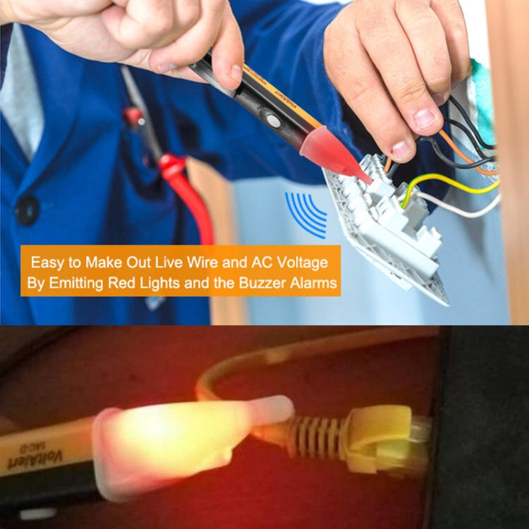 Rilevatore di avviso di tensione CA senza contatto a penna 90 V-1000 V, 90V-1000V Blue, 90V-1000V