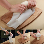 Sacco per impastare in silicone per impastare, impastare, impastare, utensili da cucina per pasta, farina, alimenti, dimensioni: 32,5 cm x 23 cm, Silicone Dough Bag
