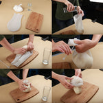 Sacco per impastare in silicone per impastare, impastare, impastare, utensili da cucina per pasta, farina, alimenti, dimensioni: 32,5 cm x 23 cm, Silicone Dough Bag