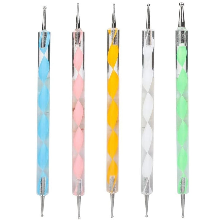 Penna diamantata per pittura unghie con doppia punta 13 cm