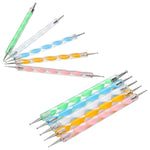 Penna diamantata per pittura unghie con doppia punta 13 cm
