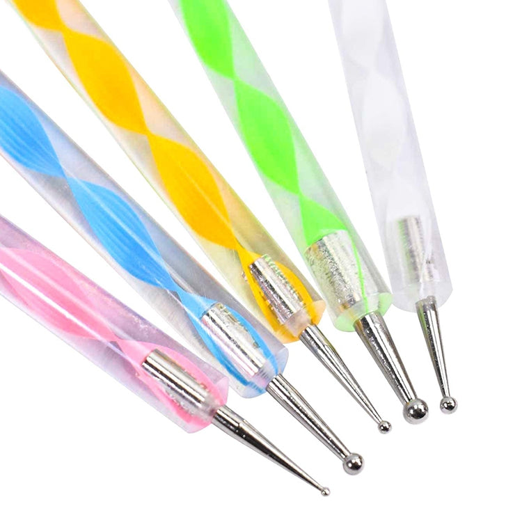 Penna diamantata per pittura unghie con doppia punta 13 cm