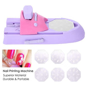 Set di macchine per timbri per stampa nail art fai da te