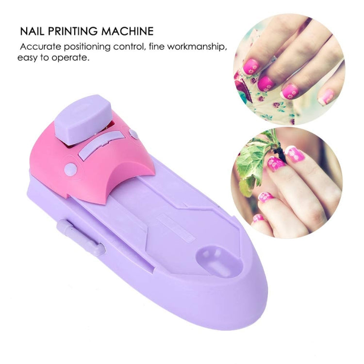 Set macchine per timbri nail art fai da te in plastica