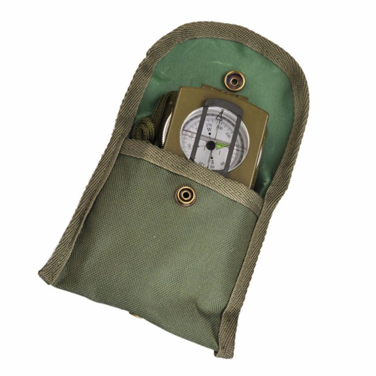 GoldGood DC60-2A Bussola americana prismatica tascabile da viaggio militare multifunzione per geologia all'aperto con display luminoso (verde militare), DC60