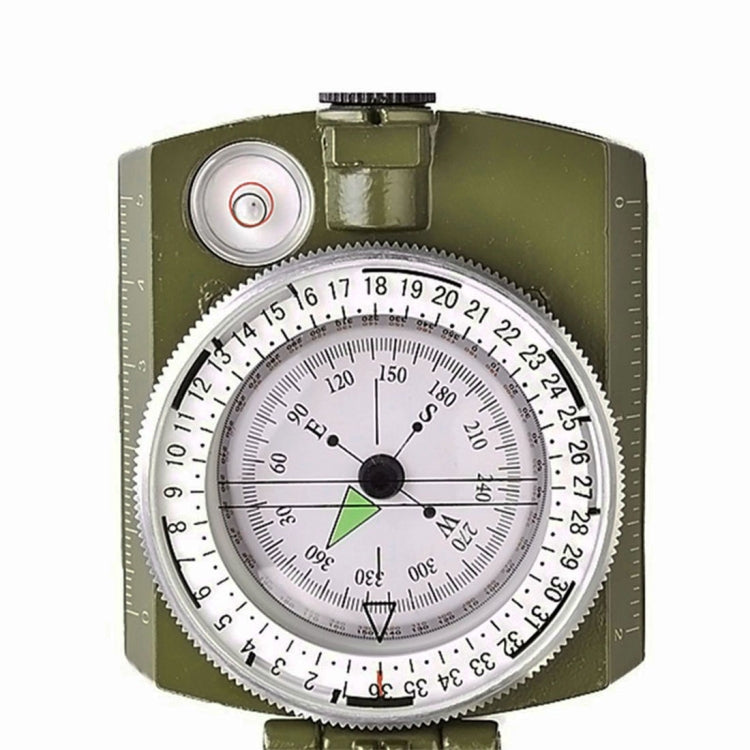 GoldGood DC60-2A Bussola americana prismatica tascabile da viaggio militare multifunzione per geologia all'aperto con display luminoso (verde militare), DC60