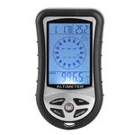 8 in 1 (altimetro + meteo + altitudine + bussola + termometro + orologio + calendario + retroilluminazione a LED) Orologio altimetro digitale multifunzione bussola, 8 in 1