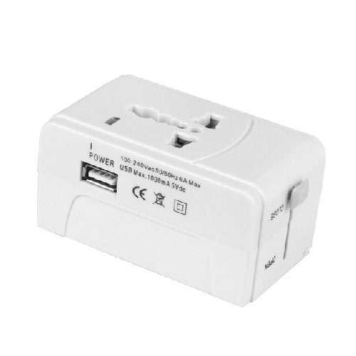 Adattatore da viaggio universale 4 in 1 con USB