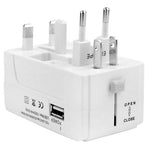 Adattatore da viaggio universale 4 in 1 con USB