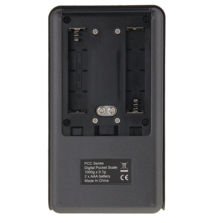Bilancia digitale per gioielli 2 in 1 tascabile elettronica 1000 g x 0,1 g + calcolatrice con display LCD a cifre, 1000g x 0.1g