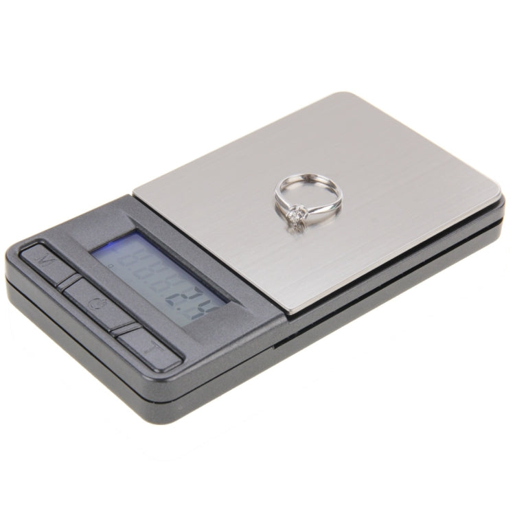 Bilancia digitale per gioielli 2 in 1 tascabile elettronica 1000 g x 0,1 g + calcolatrice con display LCD a cifre, 1000g x 0.1g