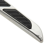 2 adesivi per parafango dello sfiato del flusso d'aria del cofano per la decorazione dell'auto, dimensioni: 36,5 cm x 3,5 cm x 1 cm, Size: 36.5cm x 3.5cm x 1cm