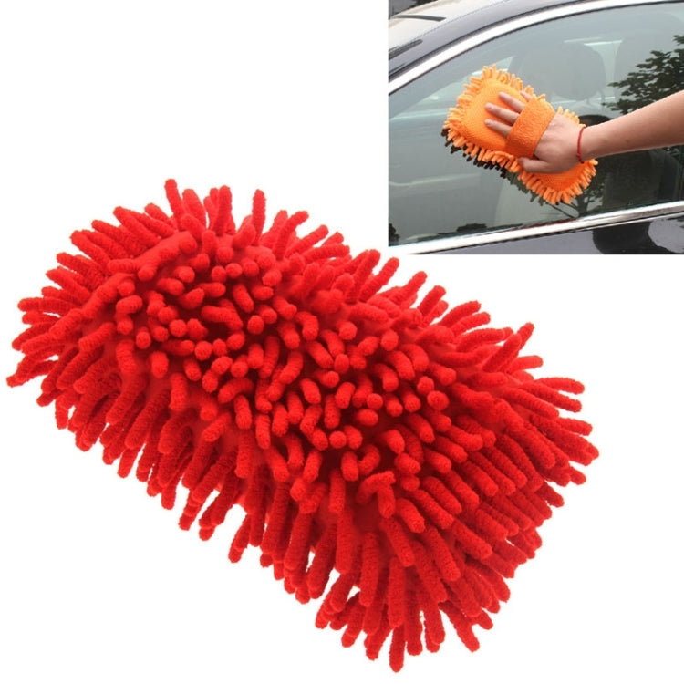 Guanti per lavaggio auto in ciniglia di antozoi in fibra ultrafine Spazzola magica multifunzionale per auto (consegna colore casuale), Magic Car Brush