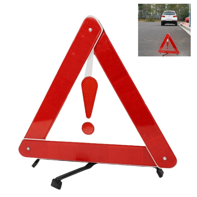 Pannello di avvertenza di sicurezza triangolare riflettente pieghevole, dimensioni: 39,5 cm x 35 cm, Foldable Reflective Board
