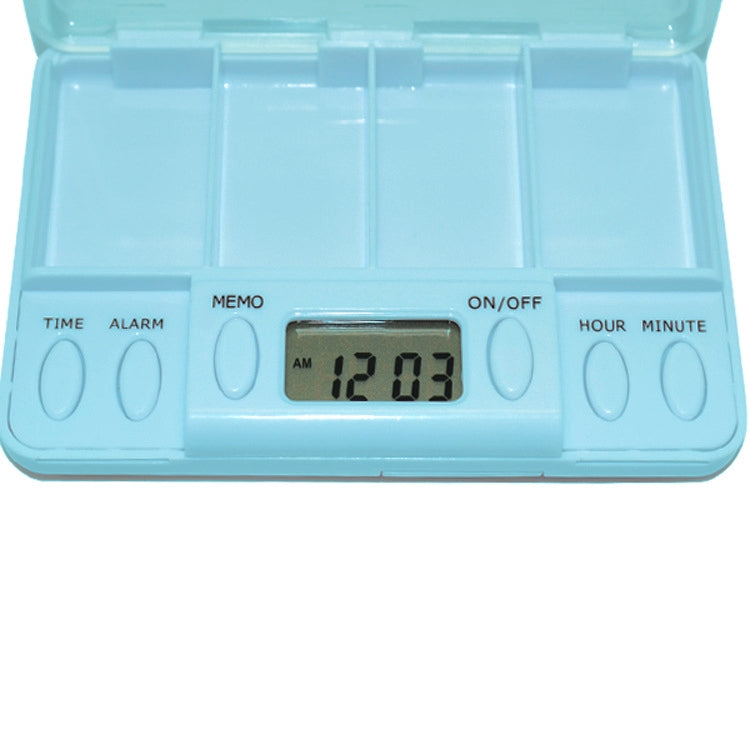 Promemoria portatile trasparente per pillole da viaggio