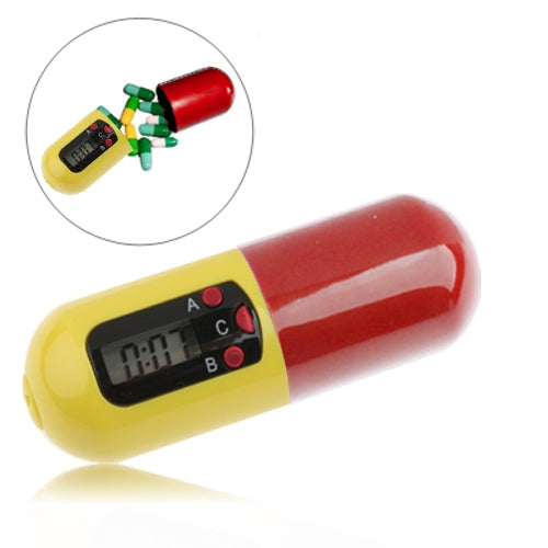 Portachiavi portatile con timer e promemoria pillole