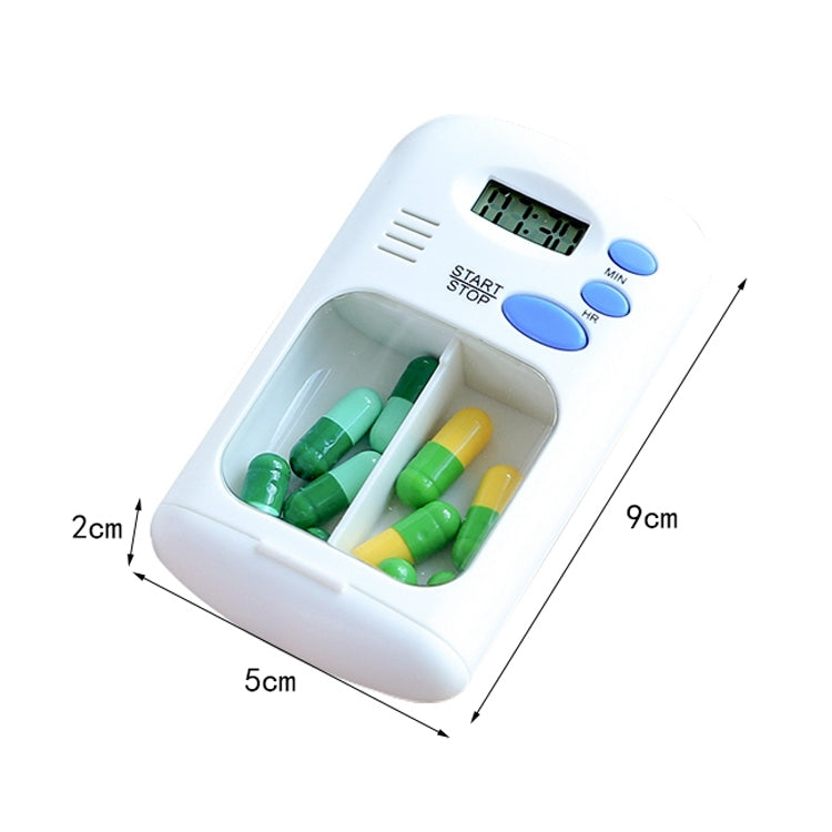 Scatola portapillole con timer e allarme multi-funzione