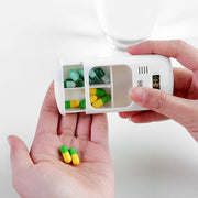 Scatola di medicinali promemoria per pillole con timer multi-allarme portatile intelligente
