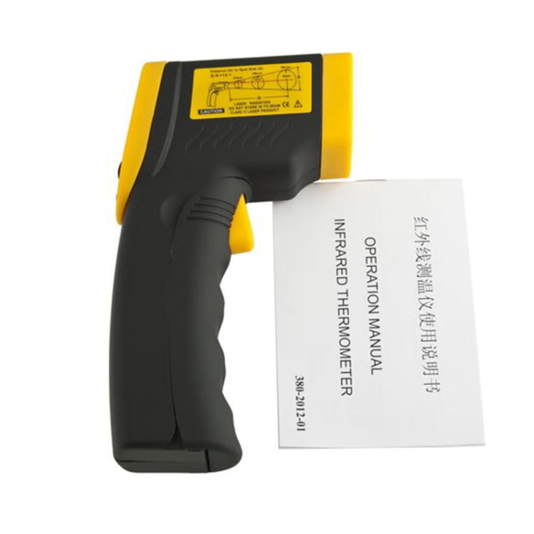 Termometro a infrarossi, intervallo di temperatura: -50 - 380 gradi Celsius (D:S = 12:1), Infrared Thermometers