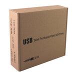 Driver DVD-RW ottico portatile USB 2.0 slot-in, Plug and Play