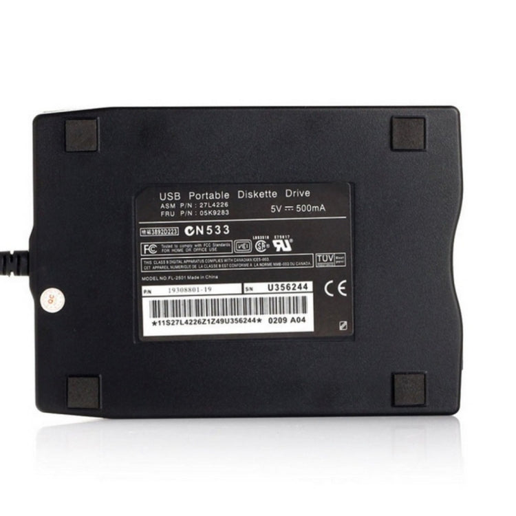 Unità floppy esterna USB portatile FDD da 3,5 pollici e 1,44 MB per laptop, desktop