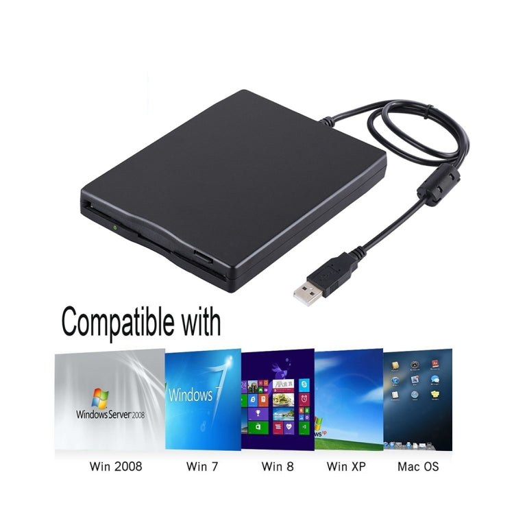 Unità floppy esterna USB portatile FDD da 3,5 pollici e 1,44 MB per laptop, desktop