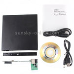 Unità DVD/CD riscrivibile ottica portatile sottile USB 2.0 per laptop (SATA), SATA