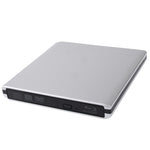 Unità Blu-ray riscrivibile DVD/CD portatile USB 3.0 in lega di alluminio per ODD/HDD SATA da 12,7 mm, Plug and Play, Blu-ray Drive (Silver), Blu-ray Drive (Red)
