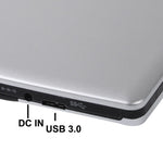 Unità Blu-ray riscrivibile DVD/CD portatile USB 3.0 in lega di alluminio per ODD/HDD SATA da 12,7 mm, Plug and Play, Blu-ray Drive (Silver), Blu-ray Drive (Red)
