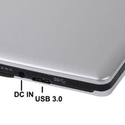 Unità Blu-ray riscrivibile DVD/CD portatile USB 3.0 in lega di alluminio per ODD/HDD SATA da 12,7 mm, Plug and Play, Blu-ray Drive (Silver), Blu-ray Drive (Red)
