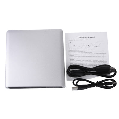 Unità Blu-ray riscrivibile DVD/CD portatile USB 3.0 in lega di alluminio per ODD/HDD SATA da 12,7 mm, Plug and Play, Blu-ray Drive (Silver), Blu-ray Drive (Red)