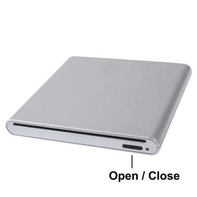 Unità DVD-RW esterna portatile slot-in USB 2.0 sottile in lega di alluminio, Plug and Play, Aluminum Alloy