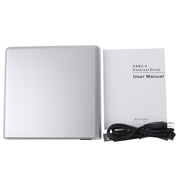 Unità DVD-RW esterna portatile slot-in USB 2.0 sottile in lega di alluminio, Plug and Play, Aluminum Alloy