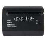 Mini distruggidocumenti USB con tagliacarte, USB Paper Shredder