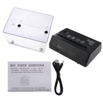 Mini distruggidocumenti USB con tagliacarte, USB Paper Shredder