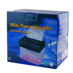 Mini distruggidocumenti USB con tagliacarte, USB Paper Shredder