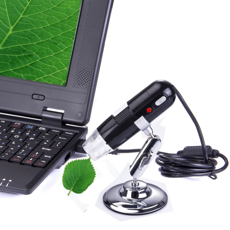 Microscopio digitale USB 200x 1,3 Mega pixel con 8 LED luce bianc