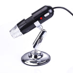 Microscopio digitale USB 200x 1,3 Mega pixel con 8 LED luce bianc