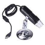 Microscopio digitale USB 200x 1,3 Mega pixel con 8 LED luce bianc