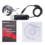 Microscopio digitale USB 200x 1,3 Mega pixel con 8 LED luce bianc