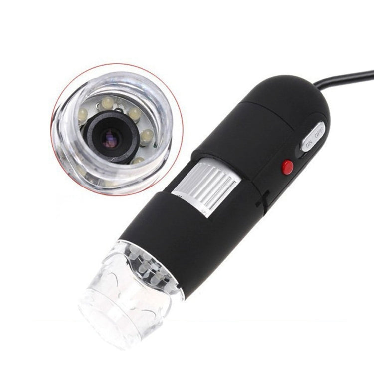 Microscopio digitale USB 800X 2MP con 8 LED luce bianca