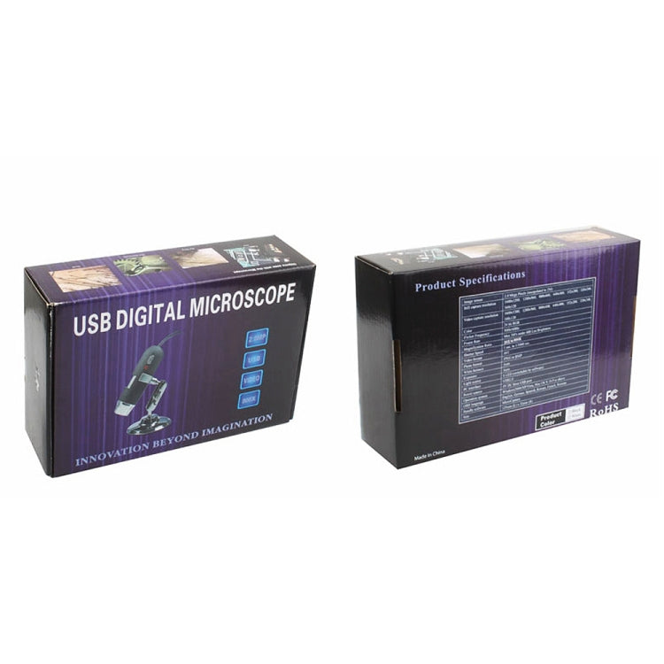 Microscopio digitale USB 800X 2MP con 8 LED luce bianca