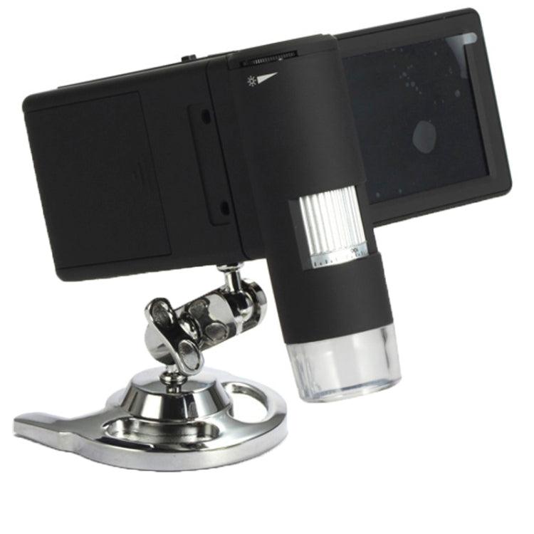 Microscopio digitale portatile LCD 3" 500X 5MP con 8 LED