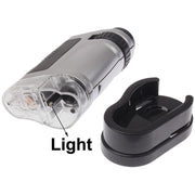 Microscopio tascabile con obiettivo zoom con ingrandimento 20X - 40X con luce LED