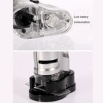 Microscopio tascabile zoom 20X-40X con luce LED