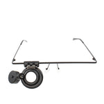 Lente d'ingrandimento per riparazione orologi tipo occhiali 20X con luce LED, 9892A